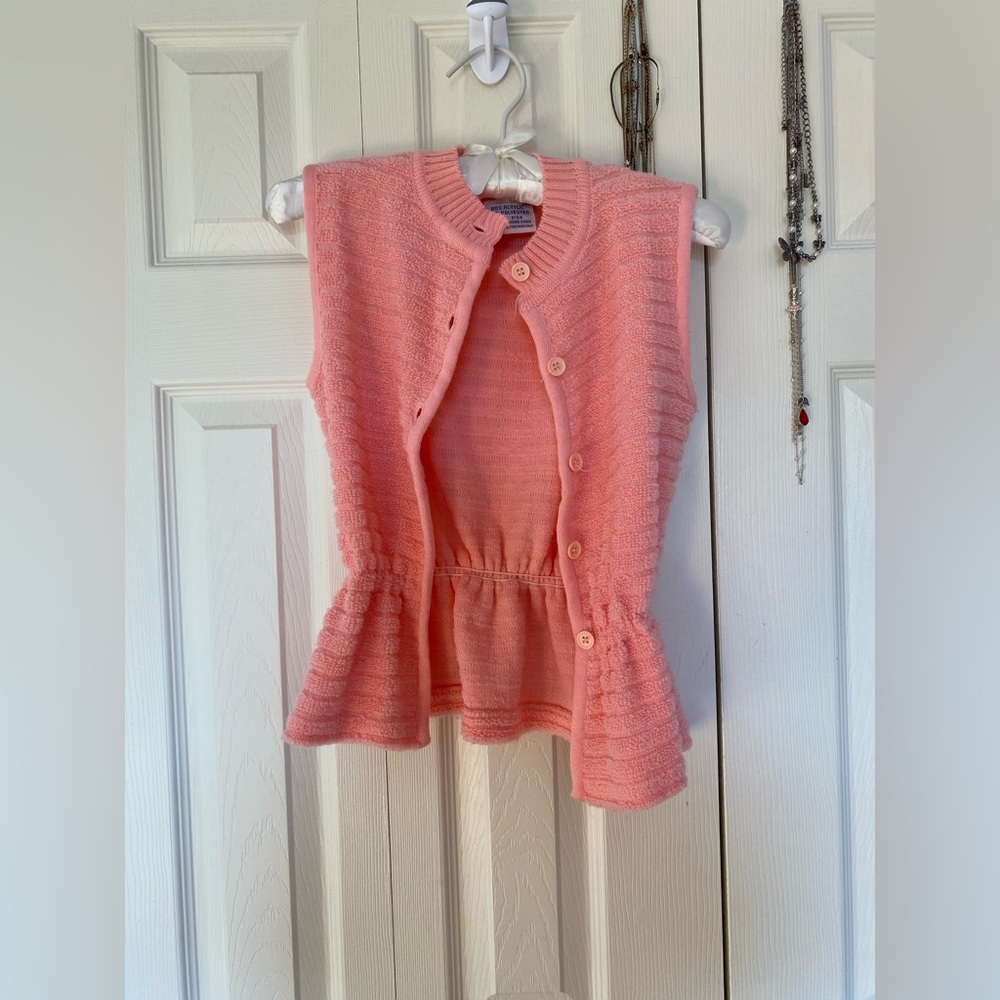 Pink Vintage Vest